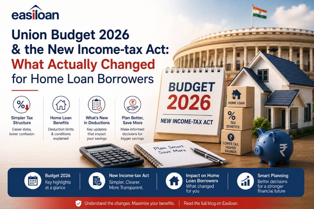 Union Budget 2026 and the new Income-tax Act — what actually changed for home loan borrowers, tax benefits, and deduction limits